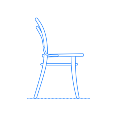 Furniture Side Chairs Era Chair Outline Svg Vector, Free Vectors File